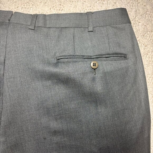 Ermenegildo Zegna Mens Wool Micronsphere Gray Dress Pants‎ Size 52R 36x30.5 - Picture 9 of 16
